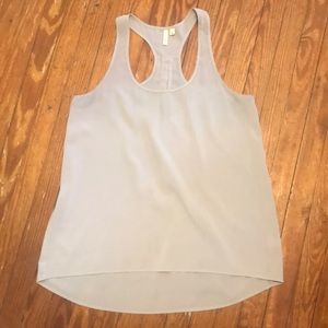 Perfect cream razor back tank